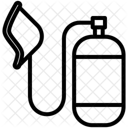 Oxygen Supply Breath Icon