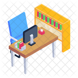 Arbeitsplatz Burotisch Arbeitsplatz Symbol