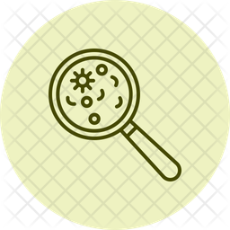 Bacteria search  Icon