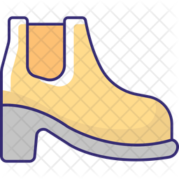 Icone De La Chaussure Mode Dete Tenue De Voyage Icône