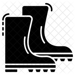 Bottines Bottes Hautes Chaussures Hautes Icône