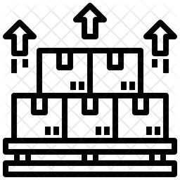 Boxes Export  Icon