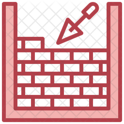 Brick Wall Construction  Icon