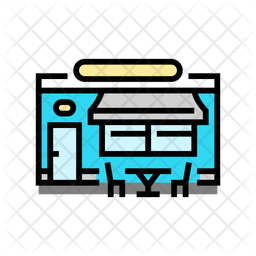 Burgersteig Strasse Essen Symbol