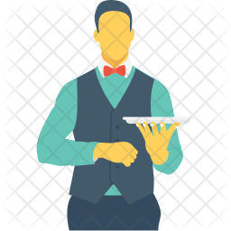 Butler Drink Server Icon