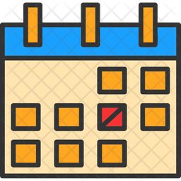 Calendar Clock Time Management Icon