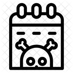 Calendar Halloween Date Icon