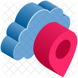 Cloud Location  Icon