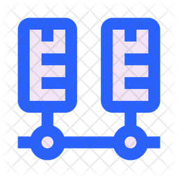 Cloud servers  Icon