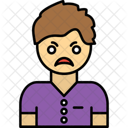 Colere Rage Frustration Icône