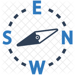 Direction Compass Location Icon