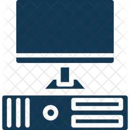 Computadora Computadora De Escritorio Pc De Escritorio Icono