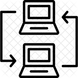 Connectivity Data Transfer Laptop To Laptop Transfer Icon