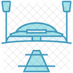 Cricket Stadium Pitch Icon