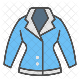 Winter Jacke Dame Symbol