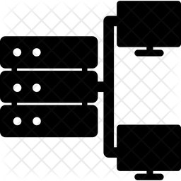 Data Hosting Data Storage Database Network Icon