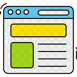 Designer de Web  Ícone