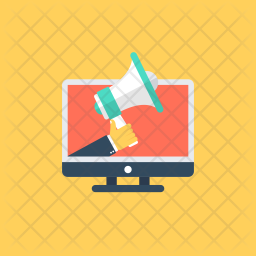 Digital Marketing Online Icon