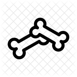 Dog Bone Chew Toy Pet Food Icon