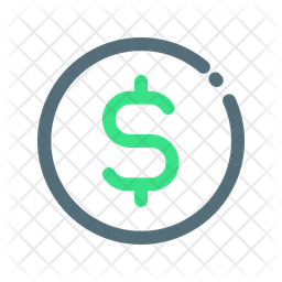 Dollar Coin Cash Icon