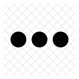 Dots Ellipsis Menu Icon