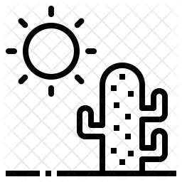 Dry Season Summer Icon