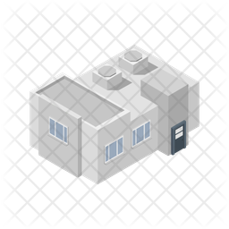 Predio Industrial Construcao Industria Ícone