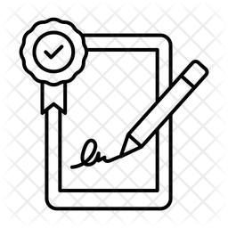 Electronic Signature Icon