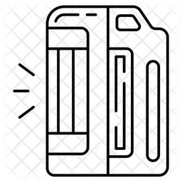 Emergency Light Rechargeable Light Battery Backup Icon