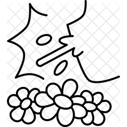 Estornudos Nariz Alergico Icono