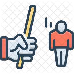 Estrictamente Rigidamente Castigar Duramente Icono