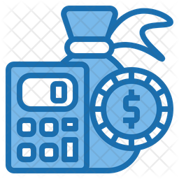 Geldbeutel Rechner Tools Konto Symbol