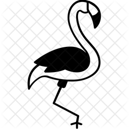 Flamingo Phoenicopterus Ruber Creature Icon