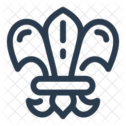 Fleur De Lis Symbol Heritage 아이콘