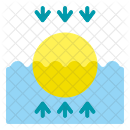 Flotacion Fisica Ciencia Icono