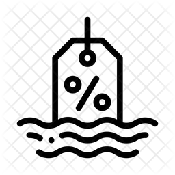 Flutuante Juros Refinanciar Ícone