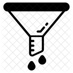 Funnel Filter Purification Icon