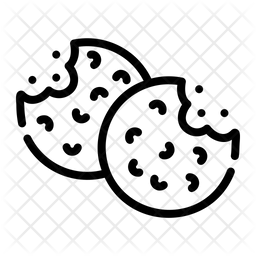 Galletas Galleta Chispas De Chocolate Icono