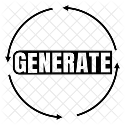 Generate Process Ai Generation Generate アイコン