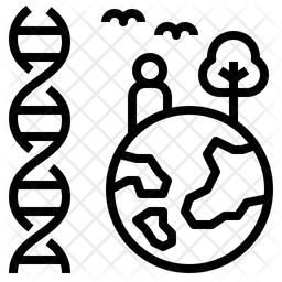 Genetic Environment Biology Icon