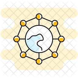 Global Network Network Global Connection Icon