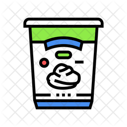 Grego Iogurte Leite Ícone