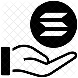 Cryptocurrency Token Coin Icône