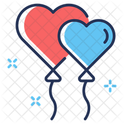 Heart Balloon Love Balloons Romantic Balloons Icon
