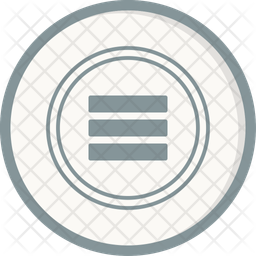 Is Identical With Symbol Vector Icon