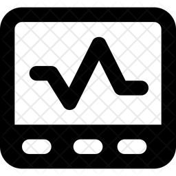 Kardiogramm Herzpuls Herzfrequenz Symbol