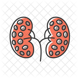 Failure Kidneys Deformed Icon