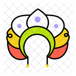 Kokoshnik Traditional Headdress Russian Headwear Icône