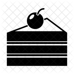 Kuchen Stuck Backerei Symbol