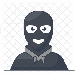 Bandido Gangster Terrorista Ícone